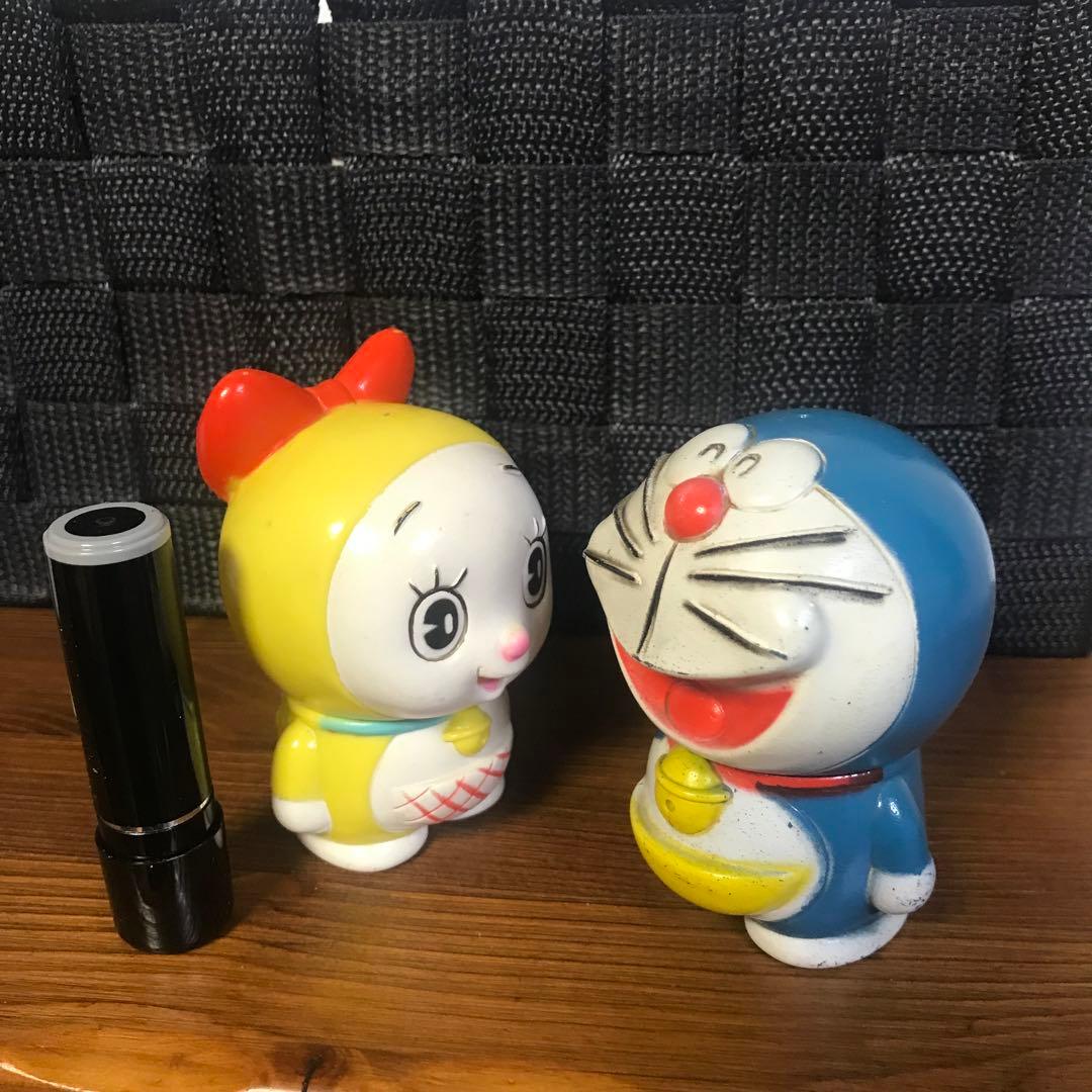 1979年　ノベルティ貯金箱　ドラえもん&ドラミちゃん