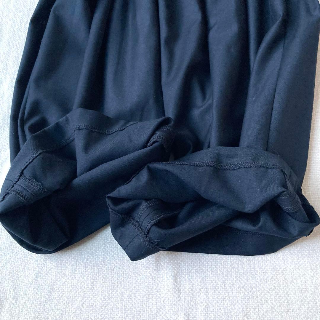 新品タグ付き　ミズイロインド　タックワイドパンツ　ウエストゴム　9分丈　2