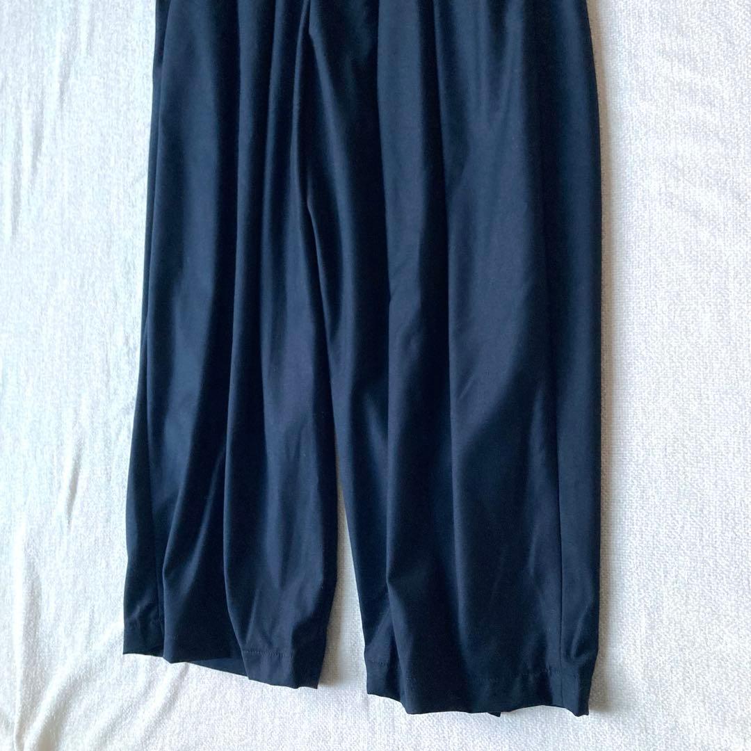 新品タグ付き　ミズイロインド　タックワイドパンツ　ウエストゴム　9分丈　2