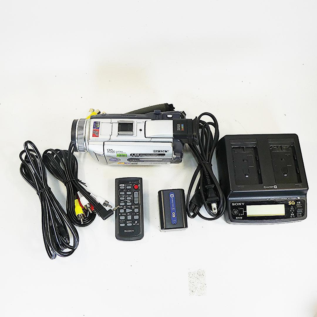 動作品ソニー DCR-TRV50 MiniDVビデオカメラ DVDダビングに最適