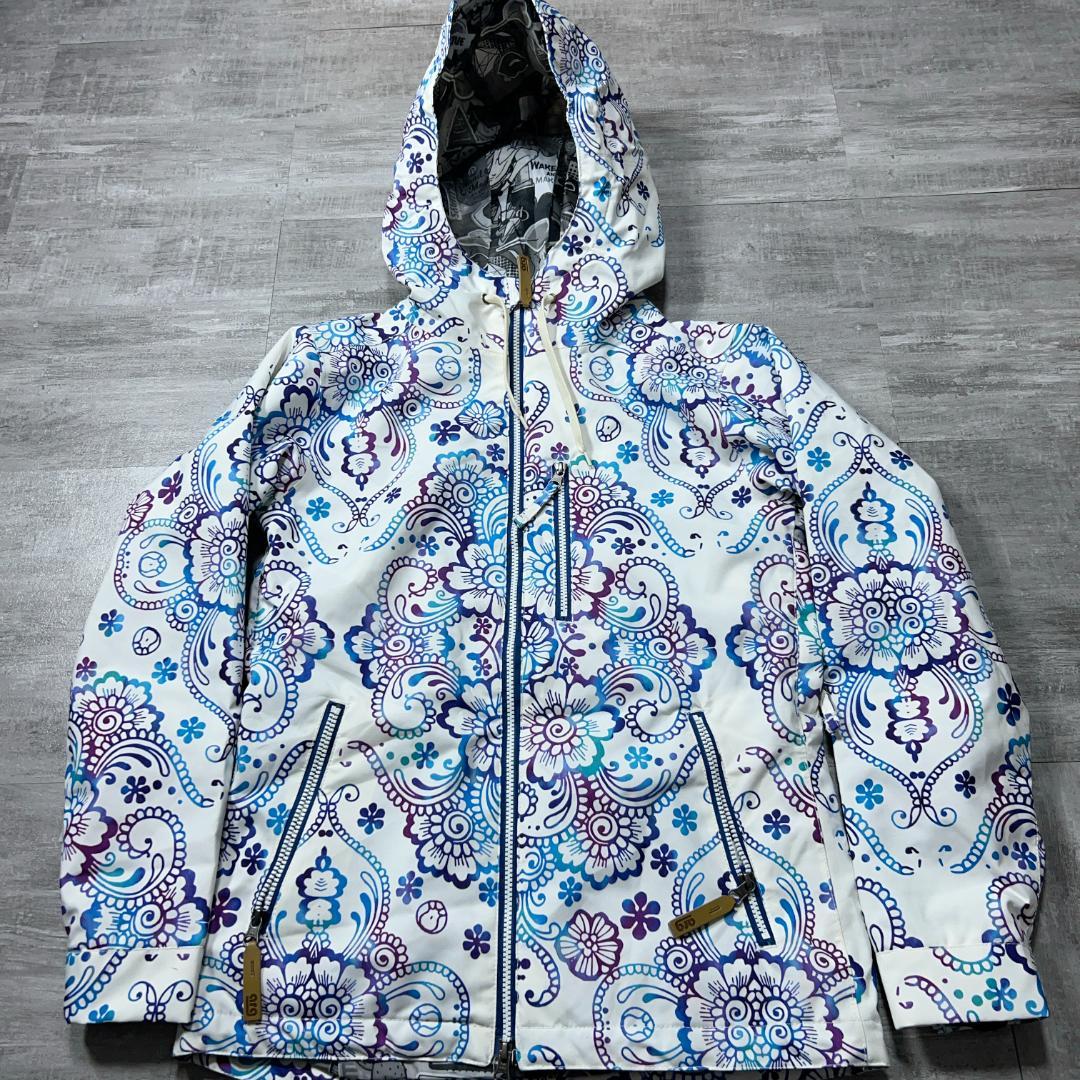 美品 arg × swivel スノーボード 総柄 レディースM スキーウェア