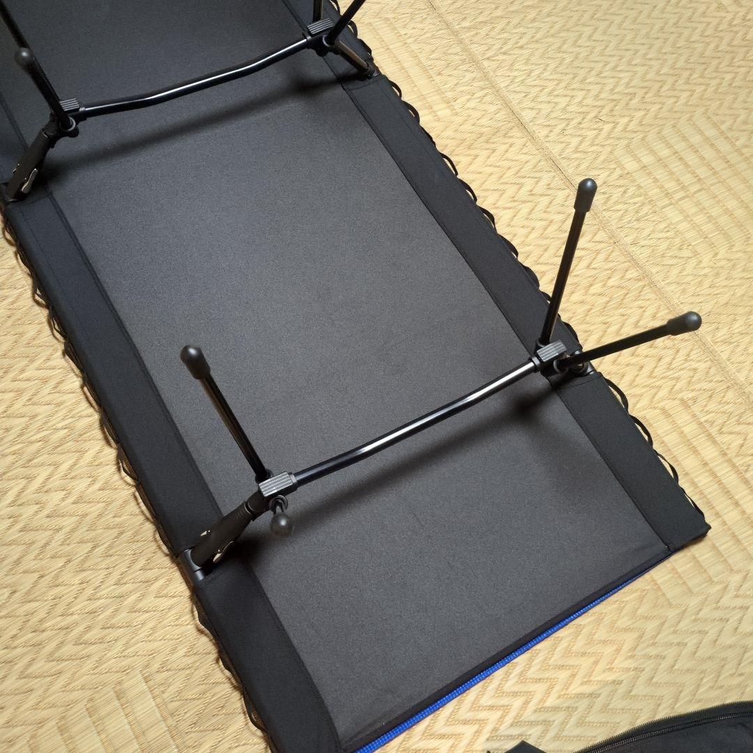 Helinoxタクティカルコットコンバーチブル黒　別売りコットレッグ付