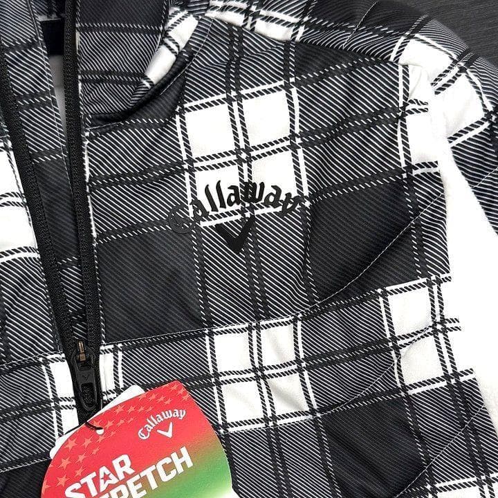 新品 キャロウェイ スターストレッチ フリース 中綿 パーカー ジャケット M
