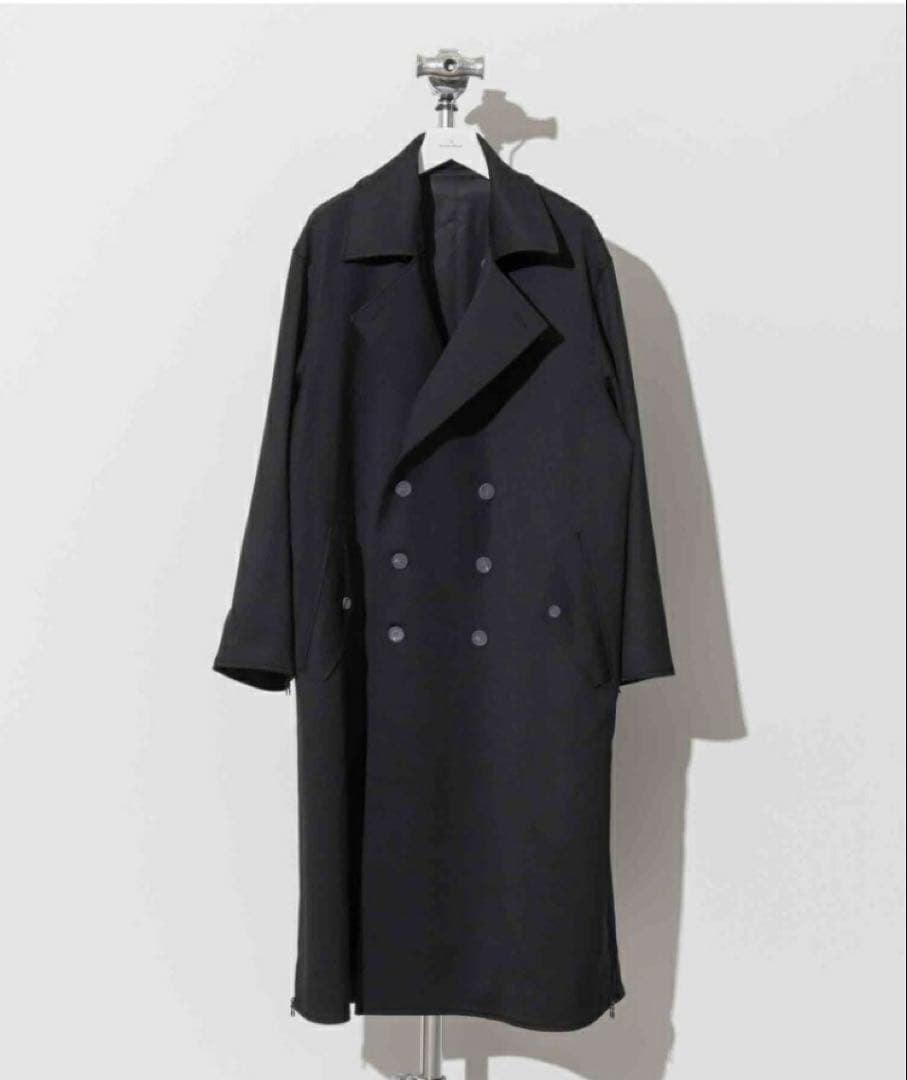 インサイドアウトプライムオーバーメタリックリバーシブルダブルコート