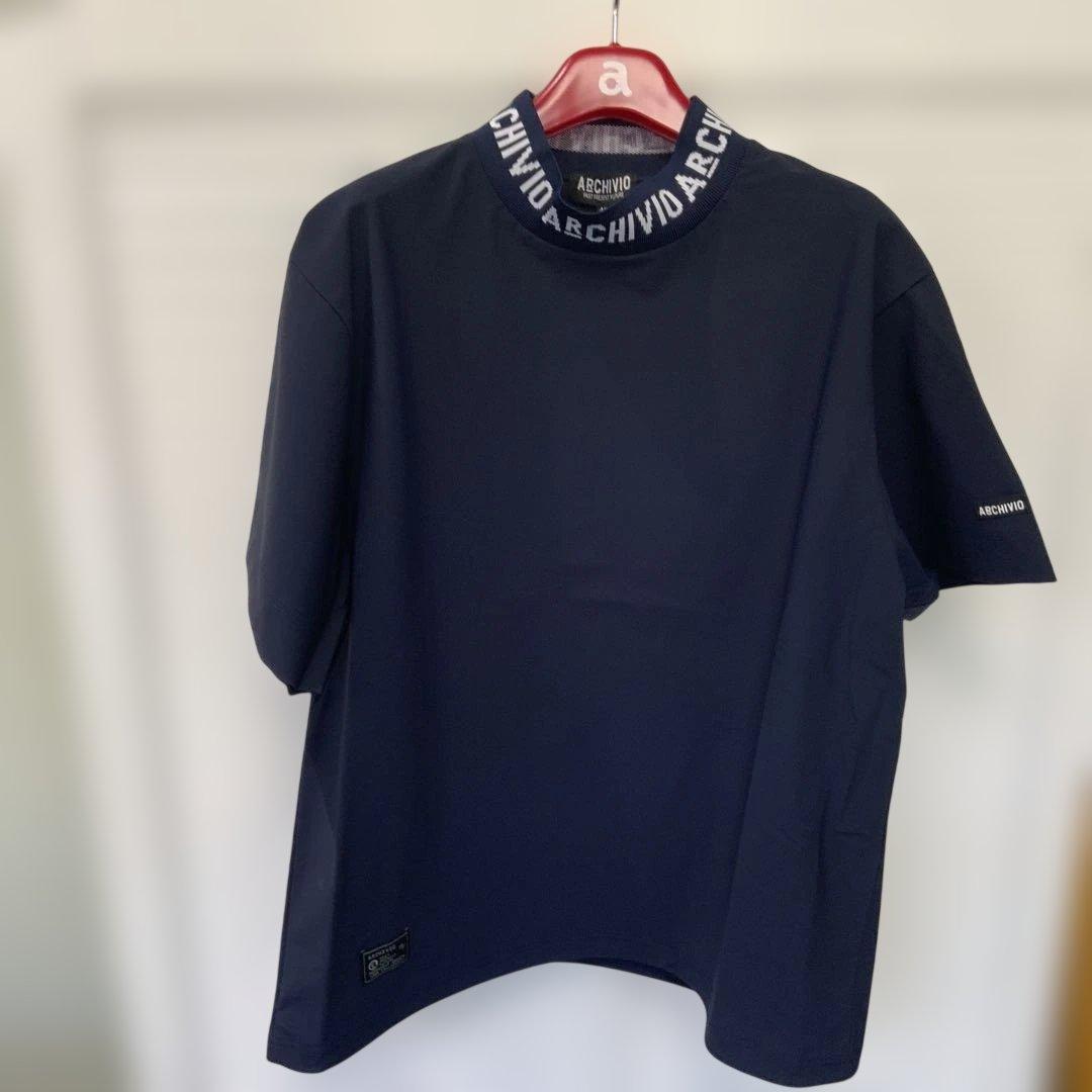 ARCHIVIO ネイビー ショートスリーブシャツ 48