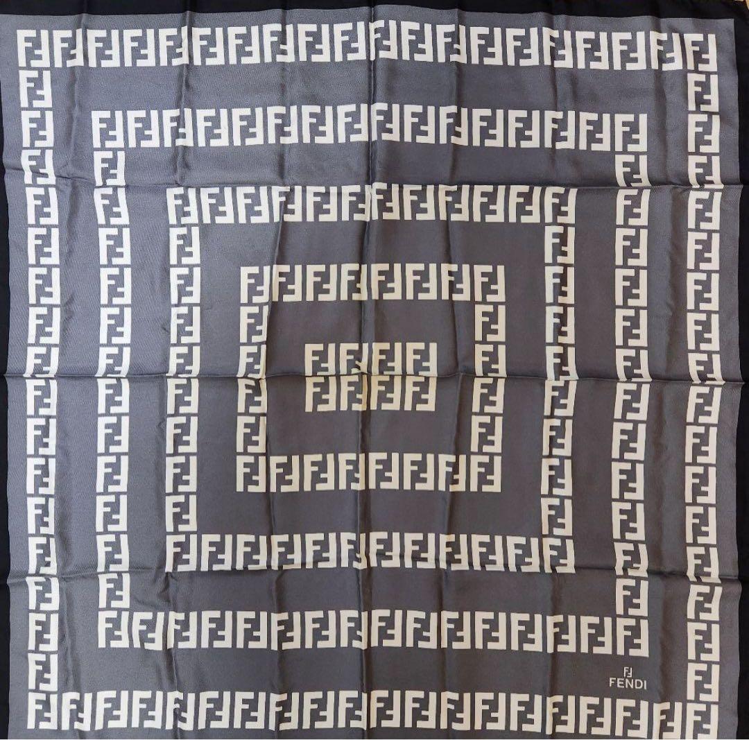 正規品★フェンディ★FENDI★ズッカ柄★スカーフ★シルク