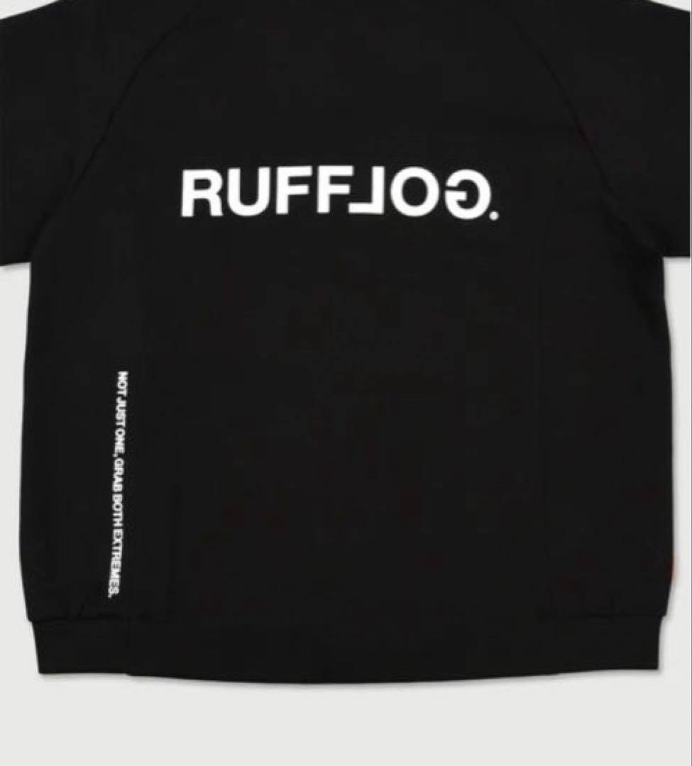 ラフロッグRUFLOG RAGLAN EASY MOVE HOODIEブラックL