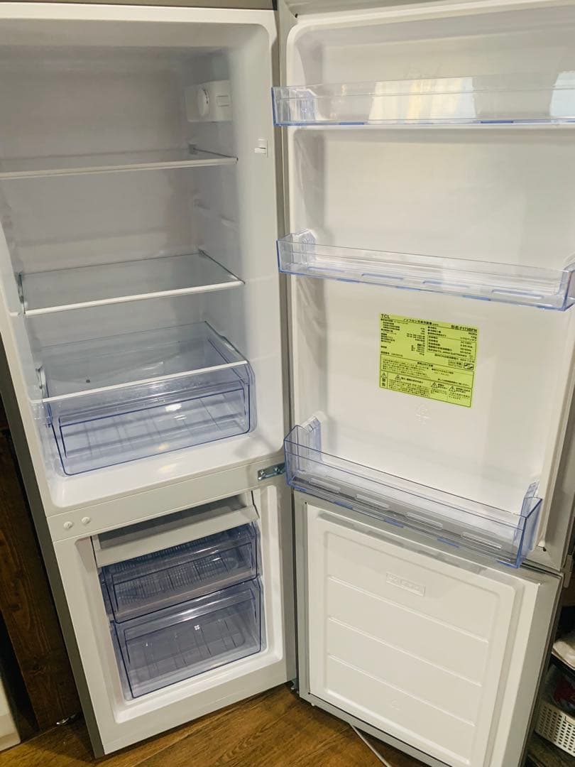 TCL冷蔵庫　173リットル　2024年製　中古品