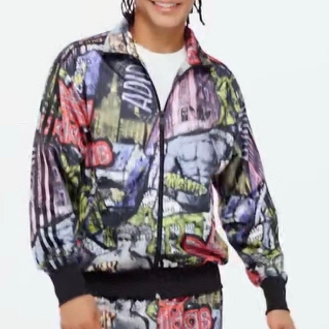 新品 アディダス X ジェレミー・スコット AOP トラックトップ 2XL