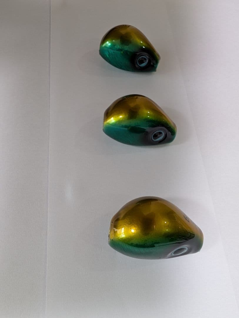 なみだまTG 3個セット タングステン グリーンゴールド ケイムラ