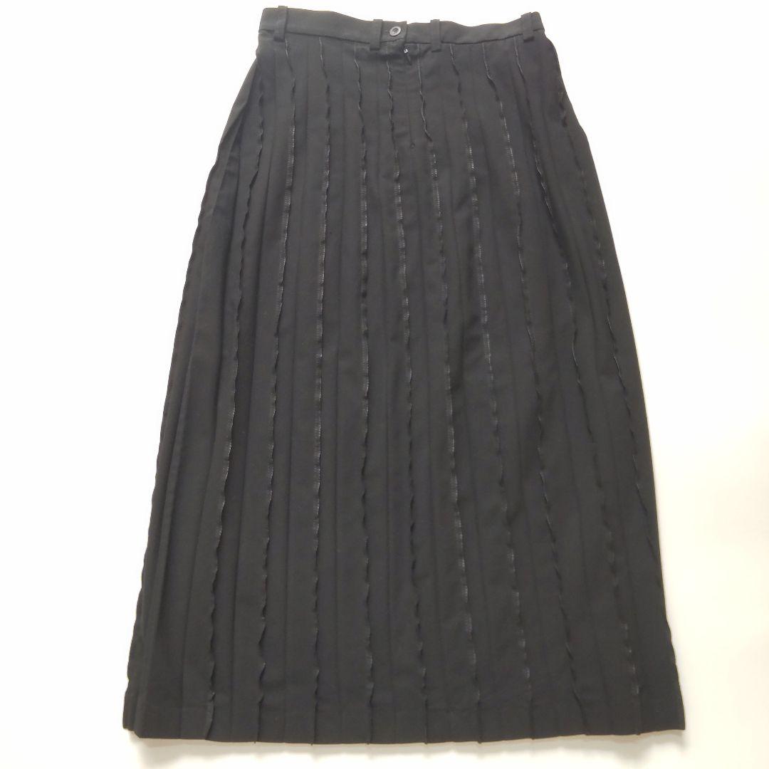 美品 イッセイミヤケ ロング プリーツ スカート マキシ丈 ブラック 1