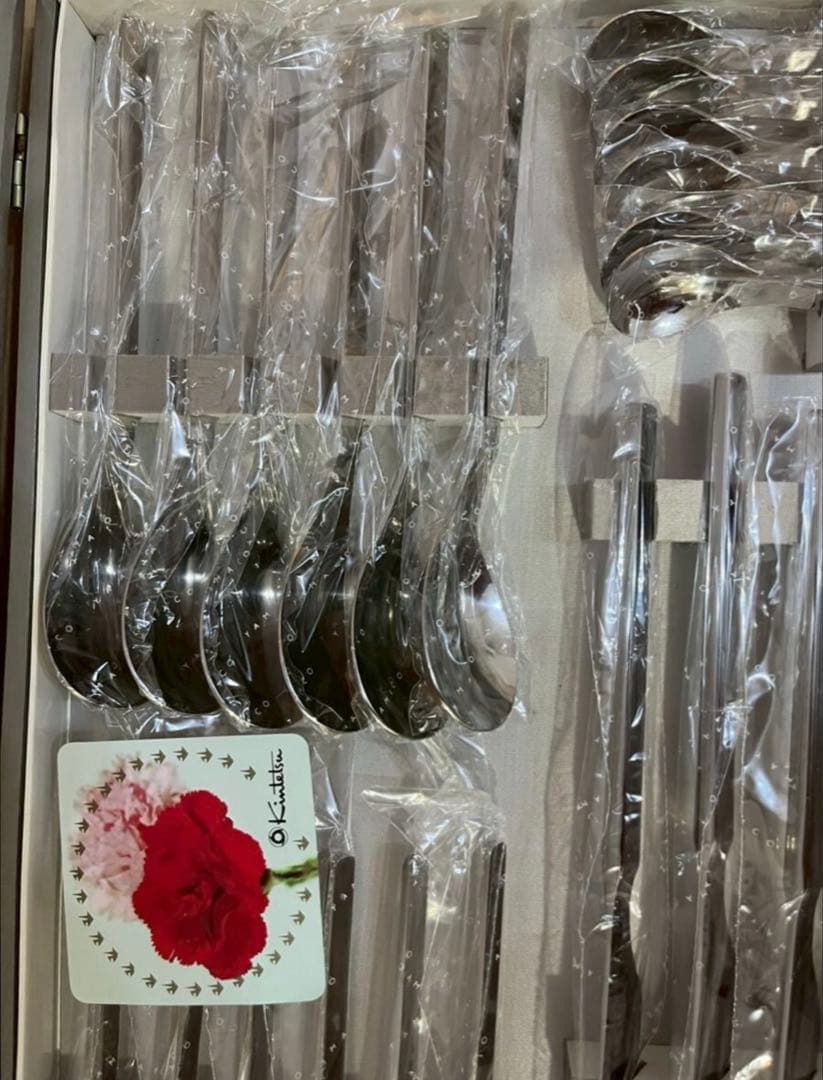 ナポリ NAPOLI 18-12 ステンレス カトラリーセット 未使用品