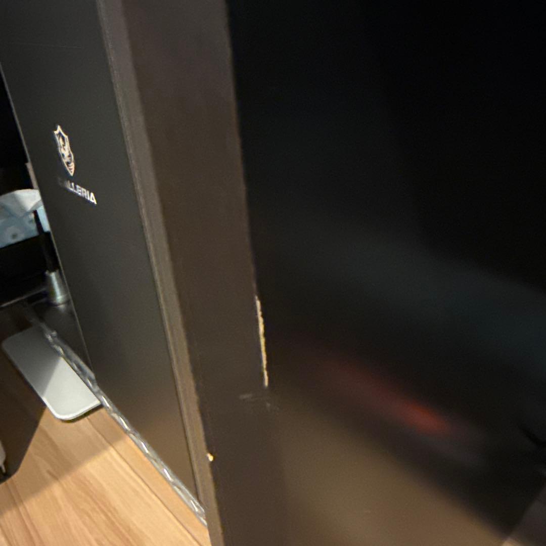 ニトリ　L字型デスク ブラック