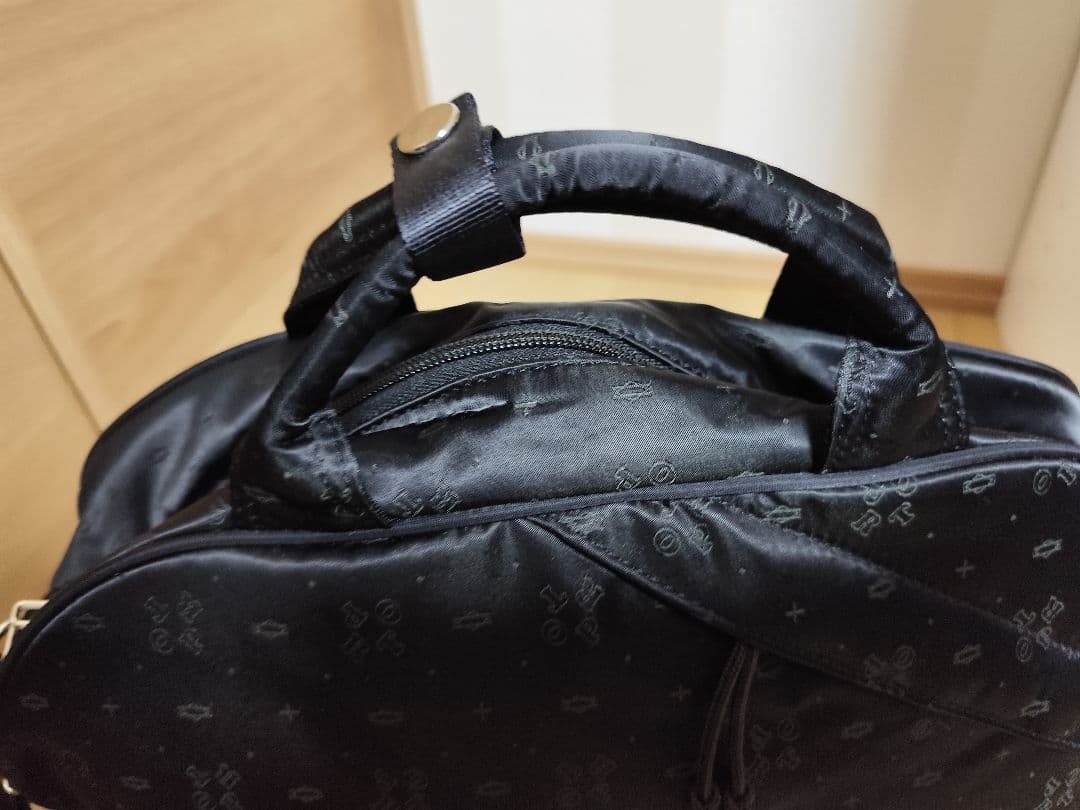 POTR 2WAY ボストンバッグ 黒 ショルダーバッグ monogram