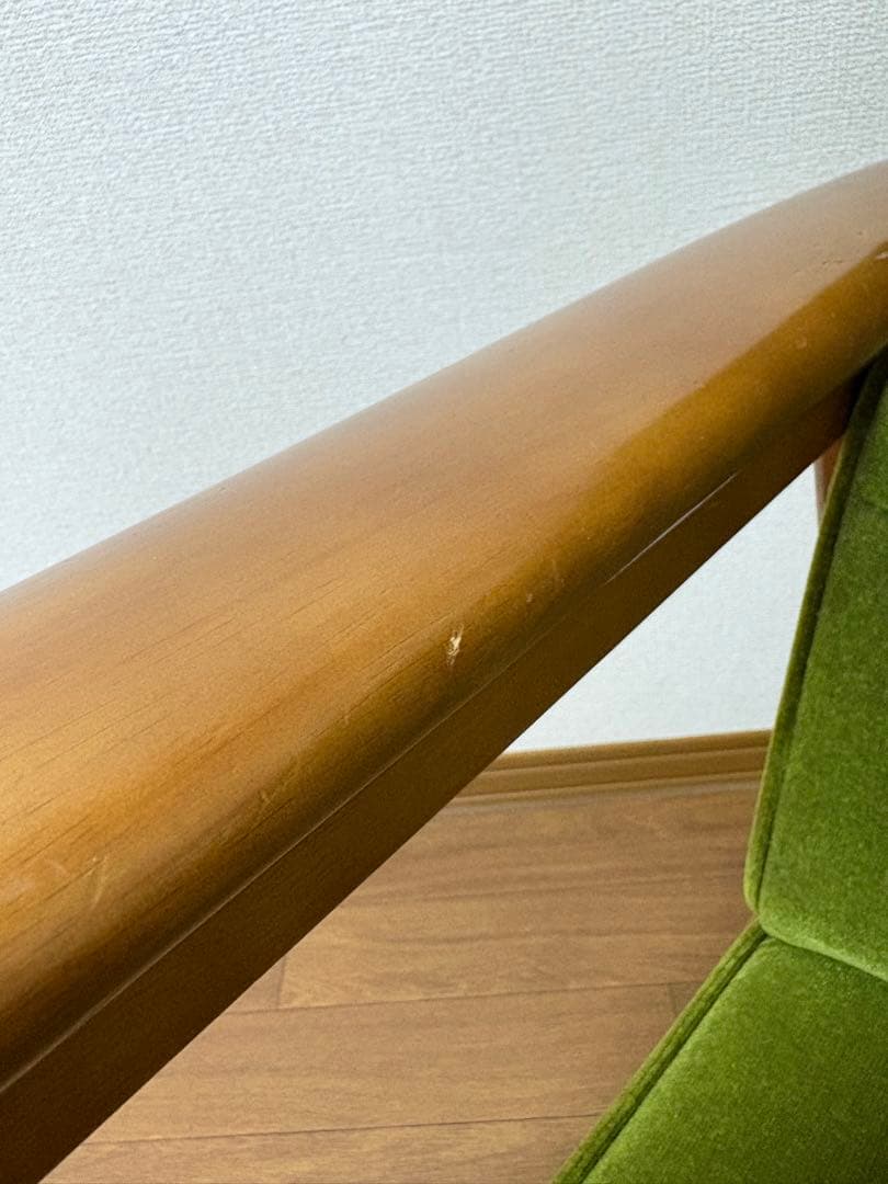 カリモク60 Kチェアー モケットグリーン