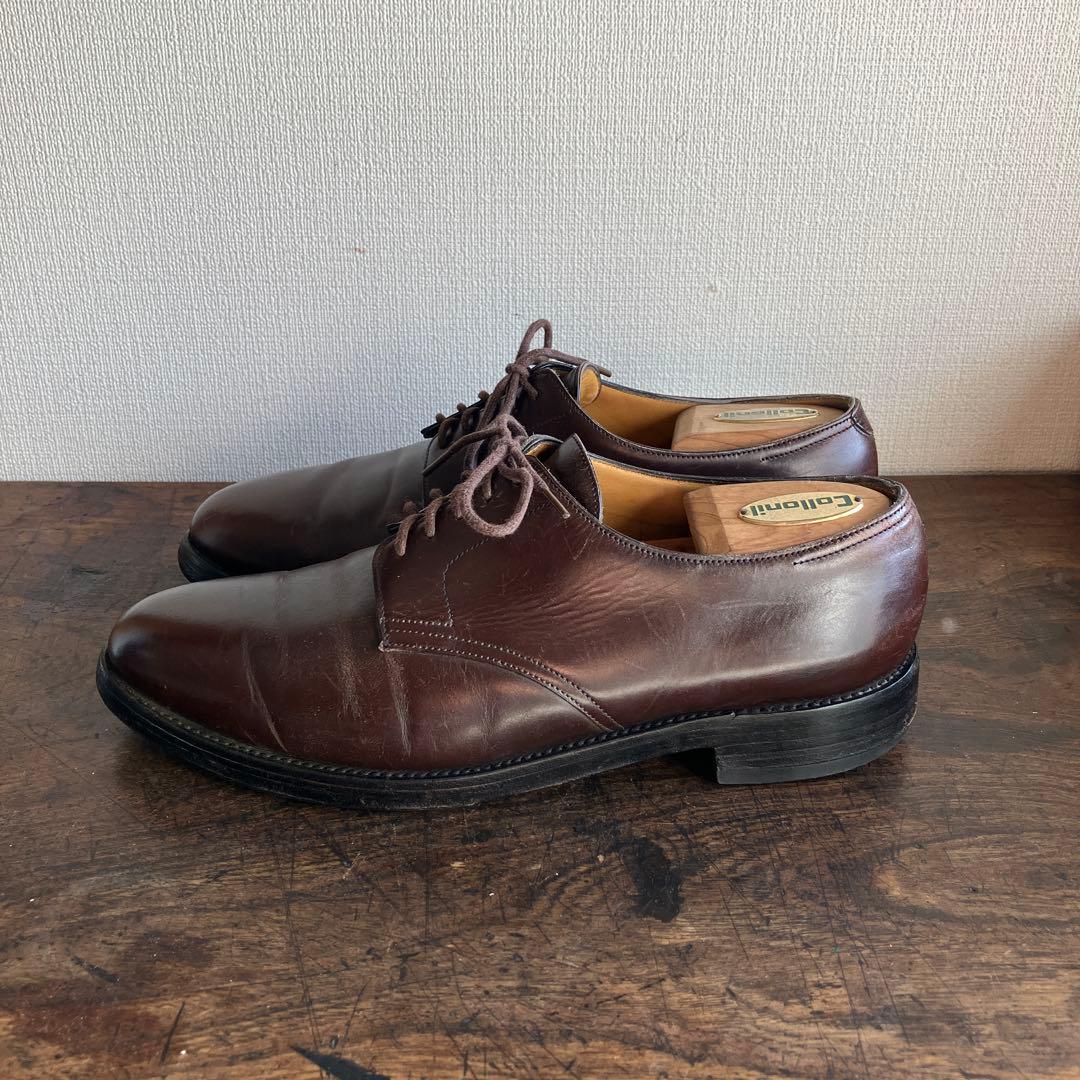 旧ロゴ　ジョンロブ　ダークブラウン レザー ドレスシューズ