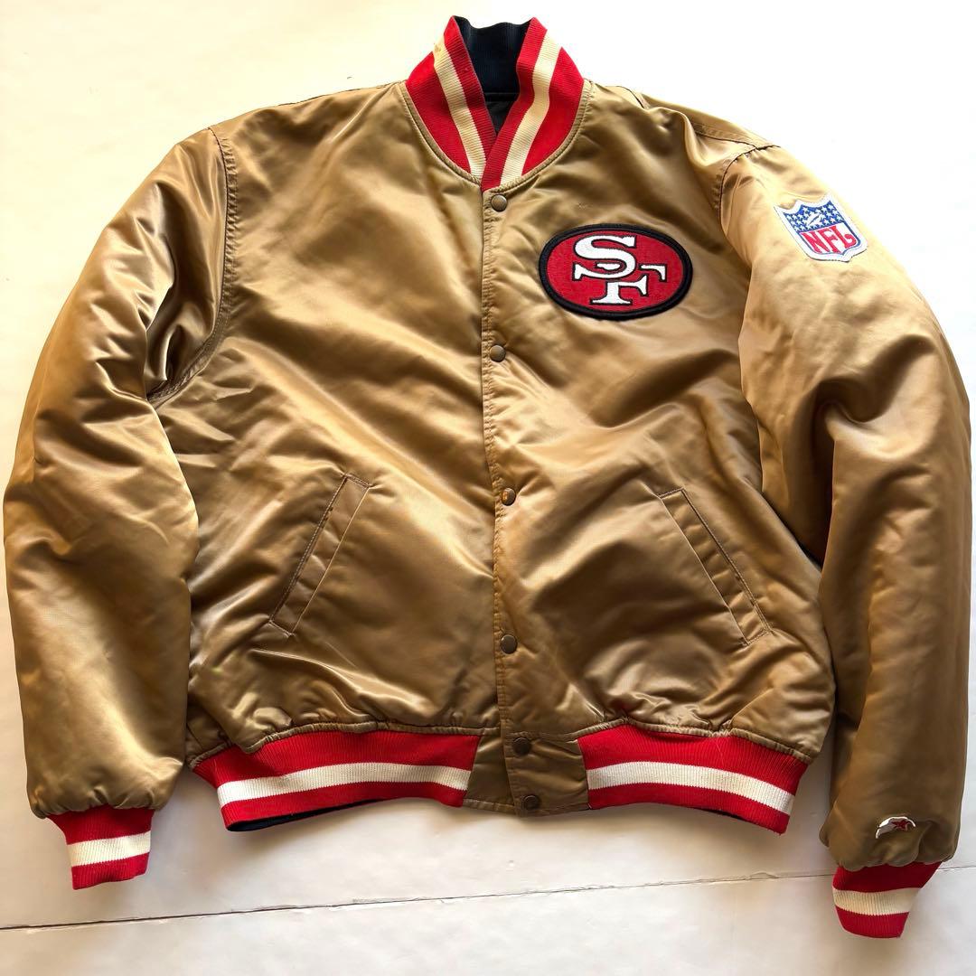 超希少XL】90s 49ers リバーシブルスタジャン 長瀬着用 スターター