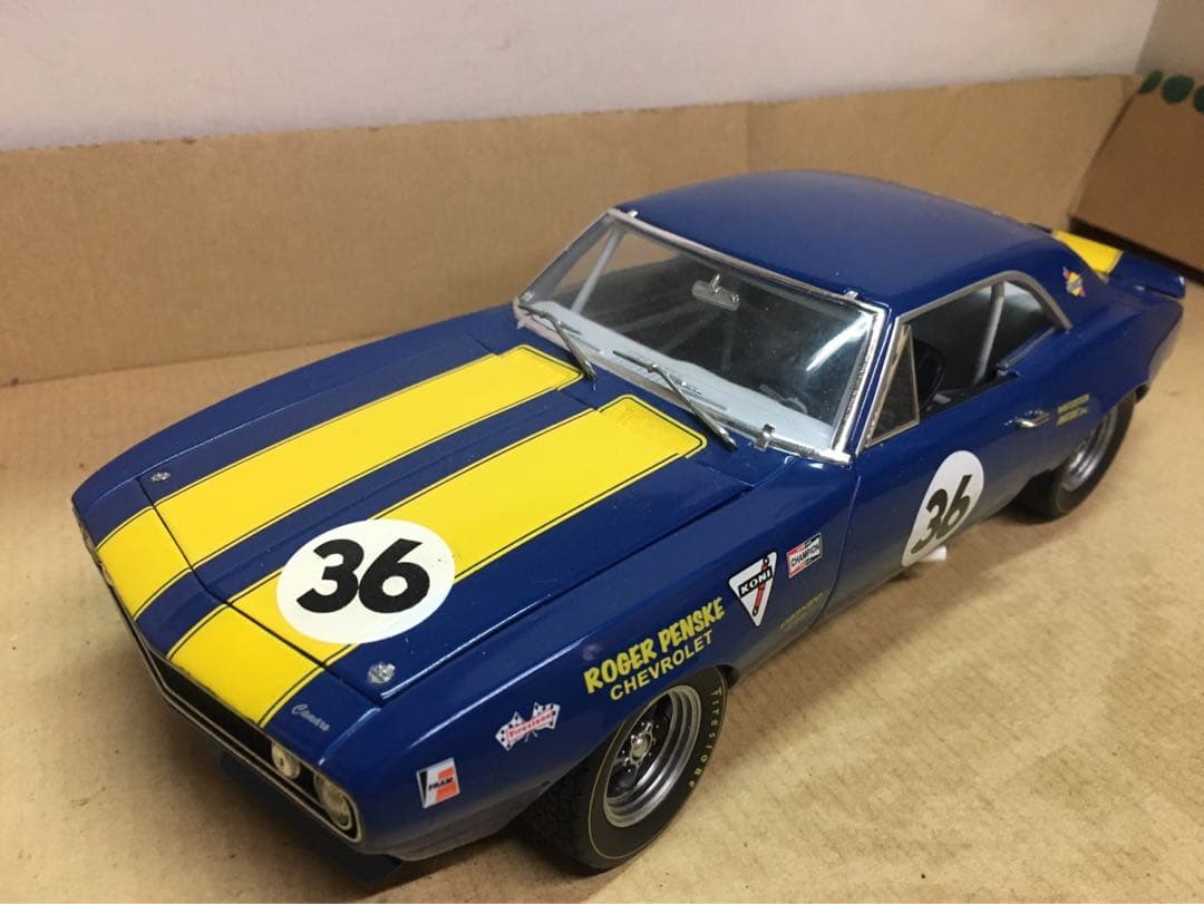 gmp 1/18 1967ペンスケレーシング カマロz28 中古