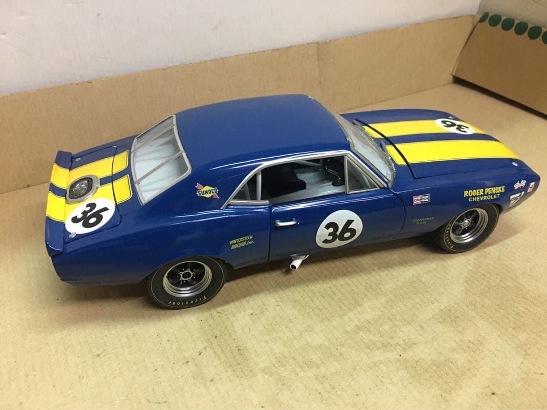 gmp 1/18 1967ペンスケレーシング カマロz28 中古