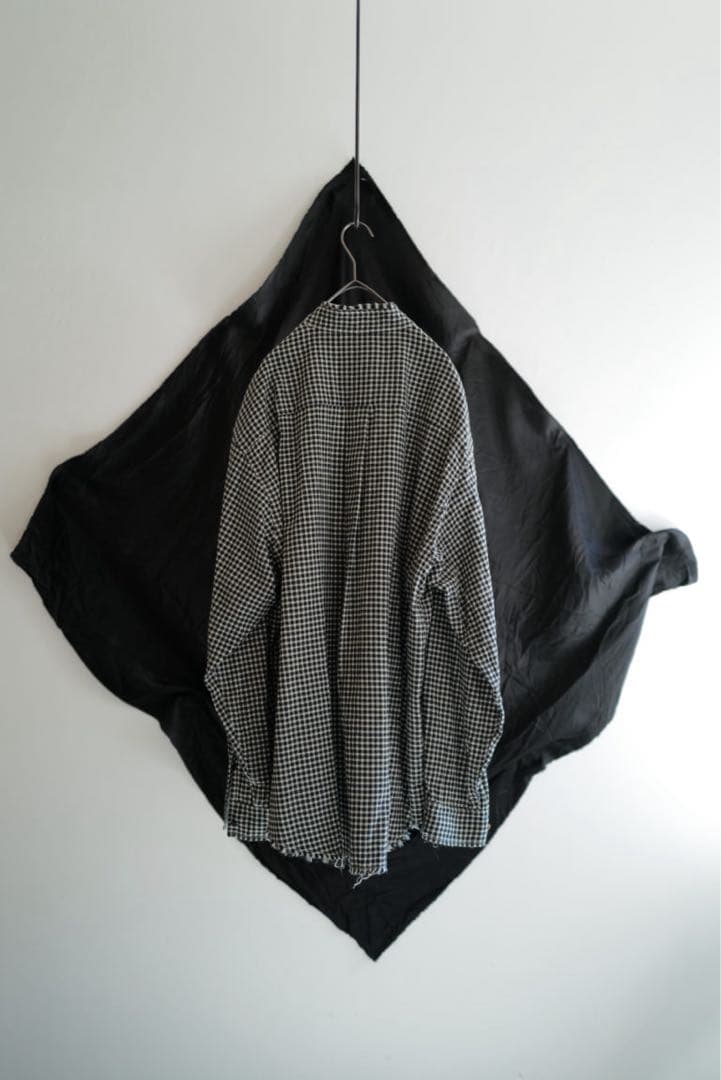 柿乃葉別注　blackbird　 “裁ち切り”シャツ