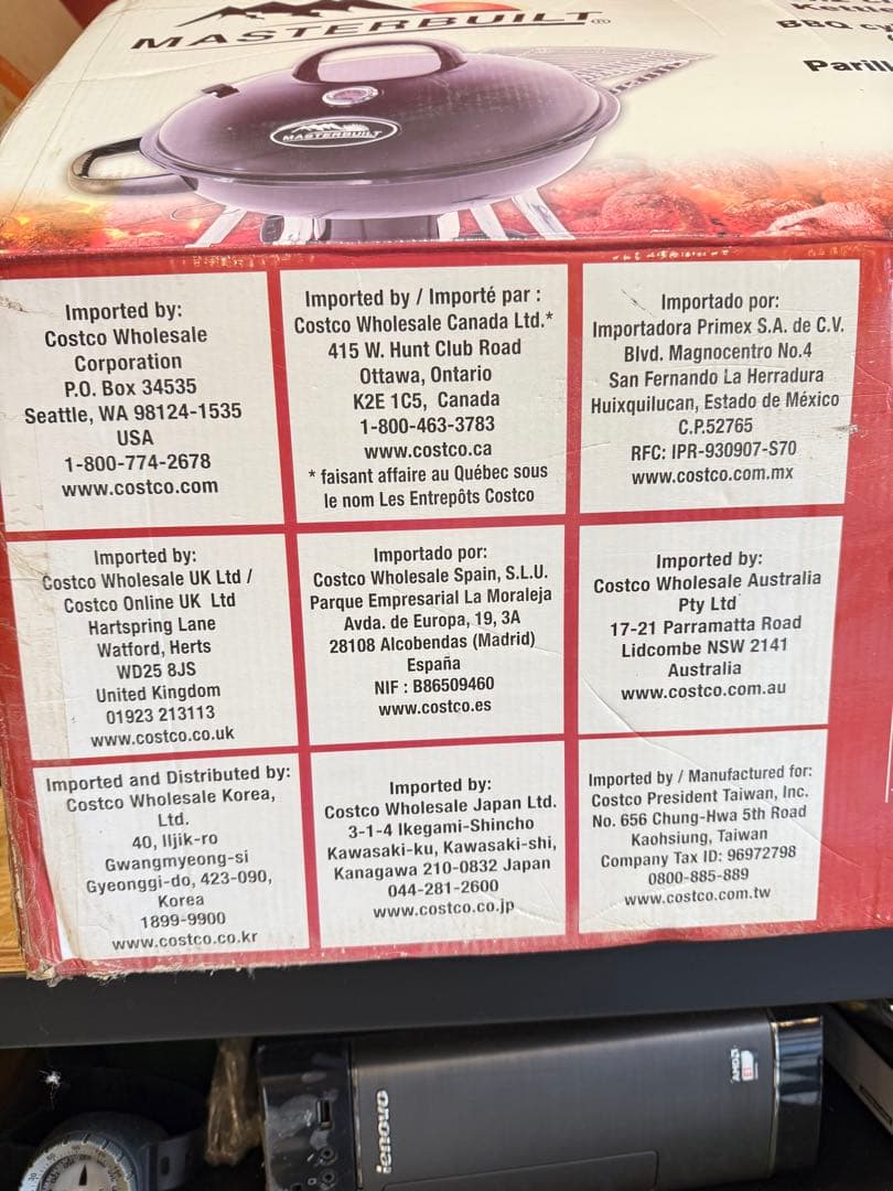 【未使用品】 MASTERBUILT 　バーベキューコンロ ケトルグリル　BBQ