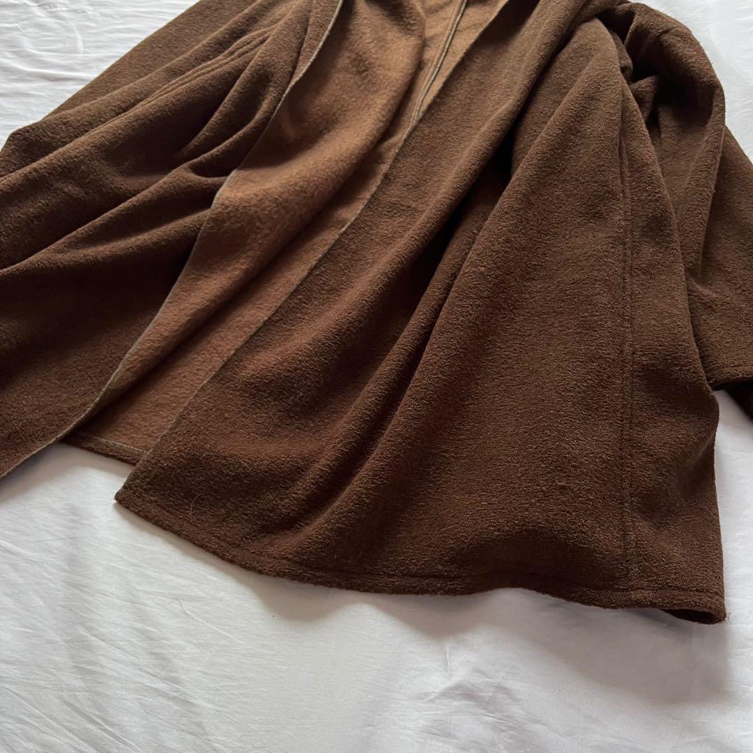 SOU•SOU 傾衣 頭巾外套 フードケープコート　ポンチョ　アウター