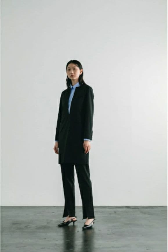 【新品未使用タグ付き】CINOH　JACKET DRESS BLACK