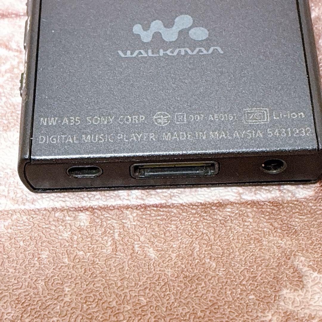 ソニー ウォークマン Aシリーズ 16GB NW-A35 チャコールブラック