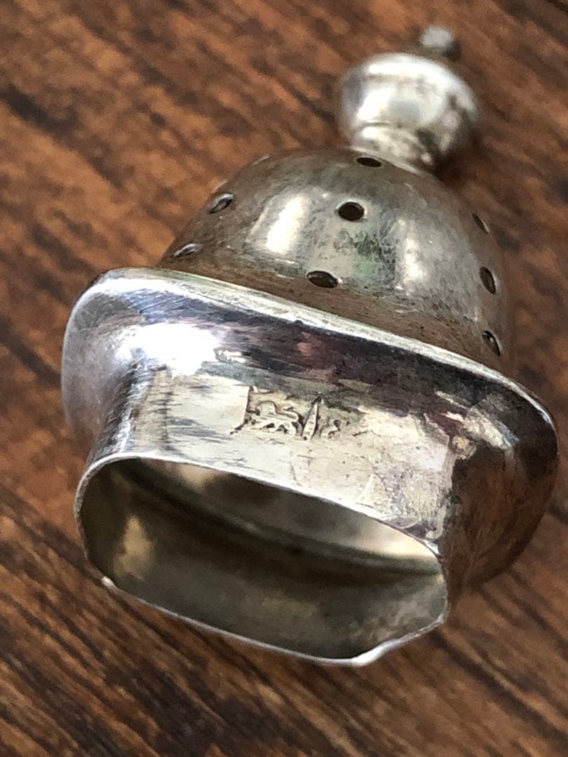 Vintage 英国　純銀製　ソルト＆ペッパー　スターリングシルバー　ビンテージ