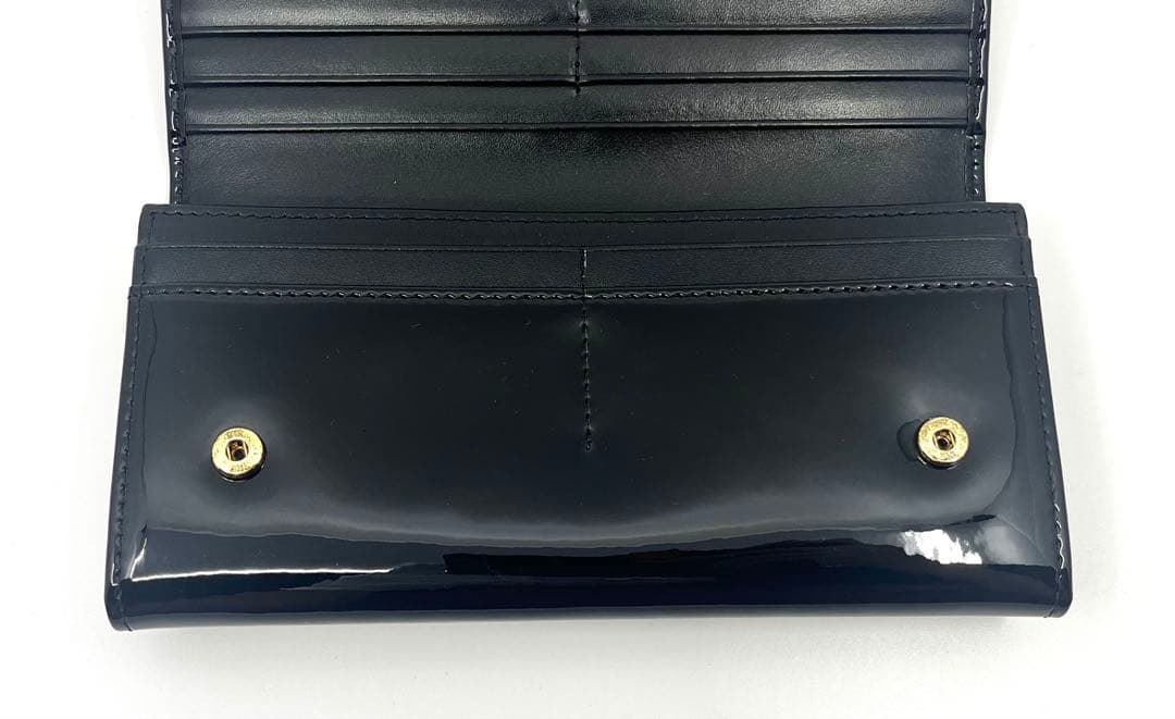 【新品・未使用】Vivienne Westwood 長財布 ブラック エナメル