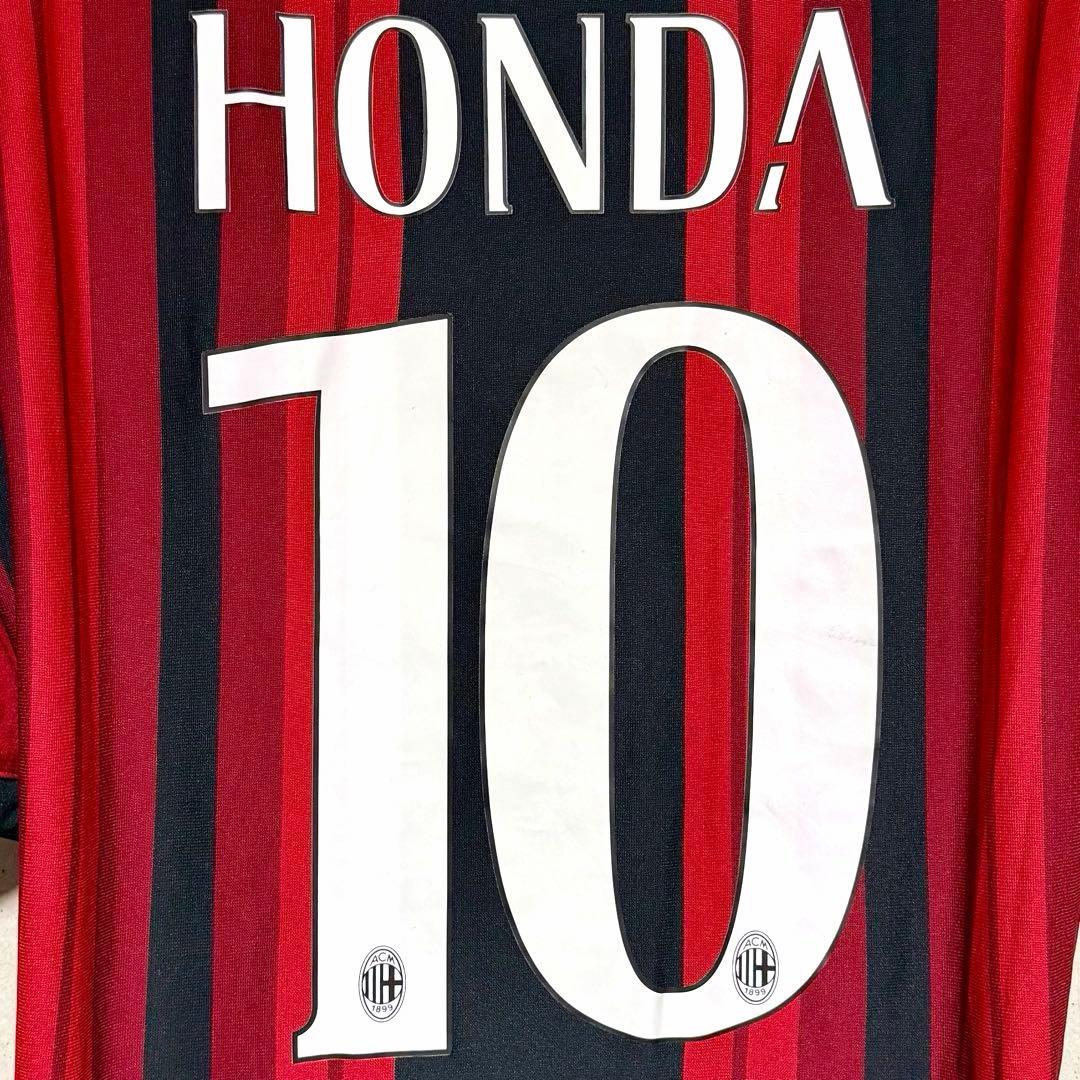 美品！】14/15 ACミラン ♯10 本田圭佑【Oサイズ】ホーム - メルカリ