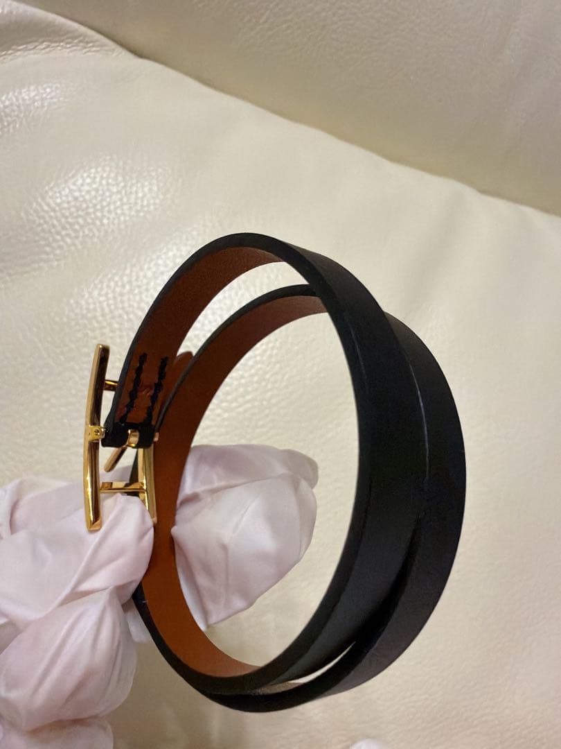 HERMES バングル ブラック/ブラウン