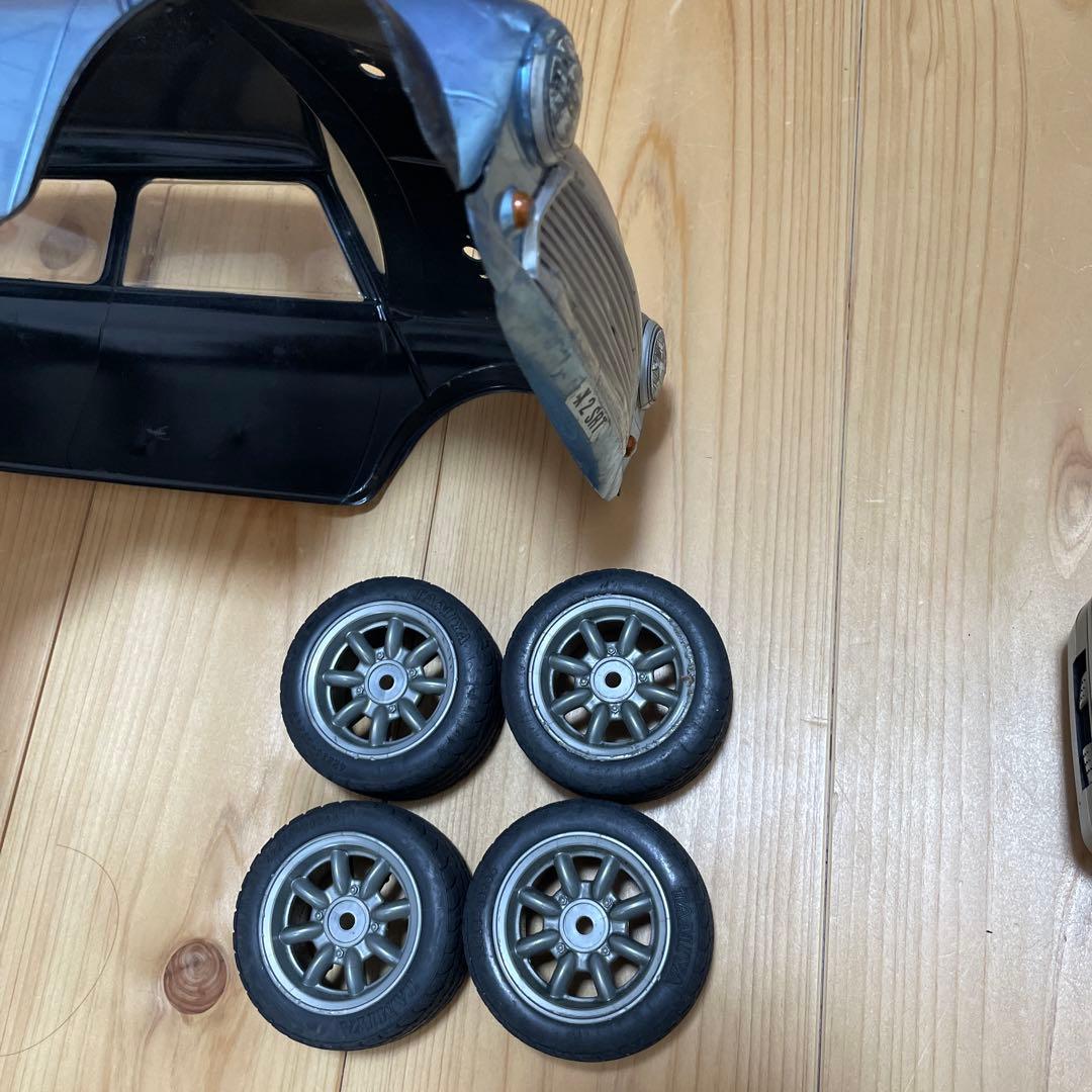 動作確認済】タミヤ RCカー FIAT 500 1/10 M03シャーシ - メルカリ