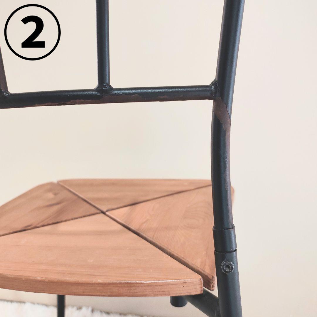 希少モデル　IKEA ANTNAS スタッキング ダイニングチェア 2脚セット