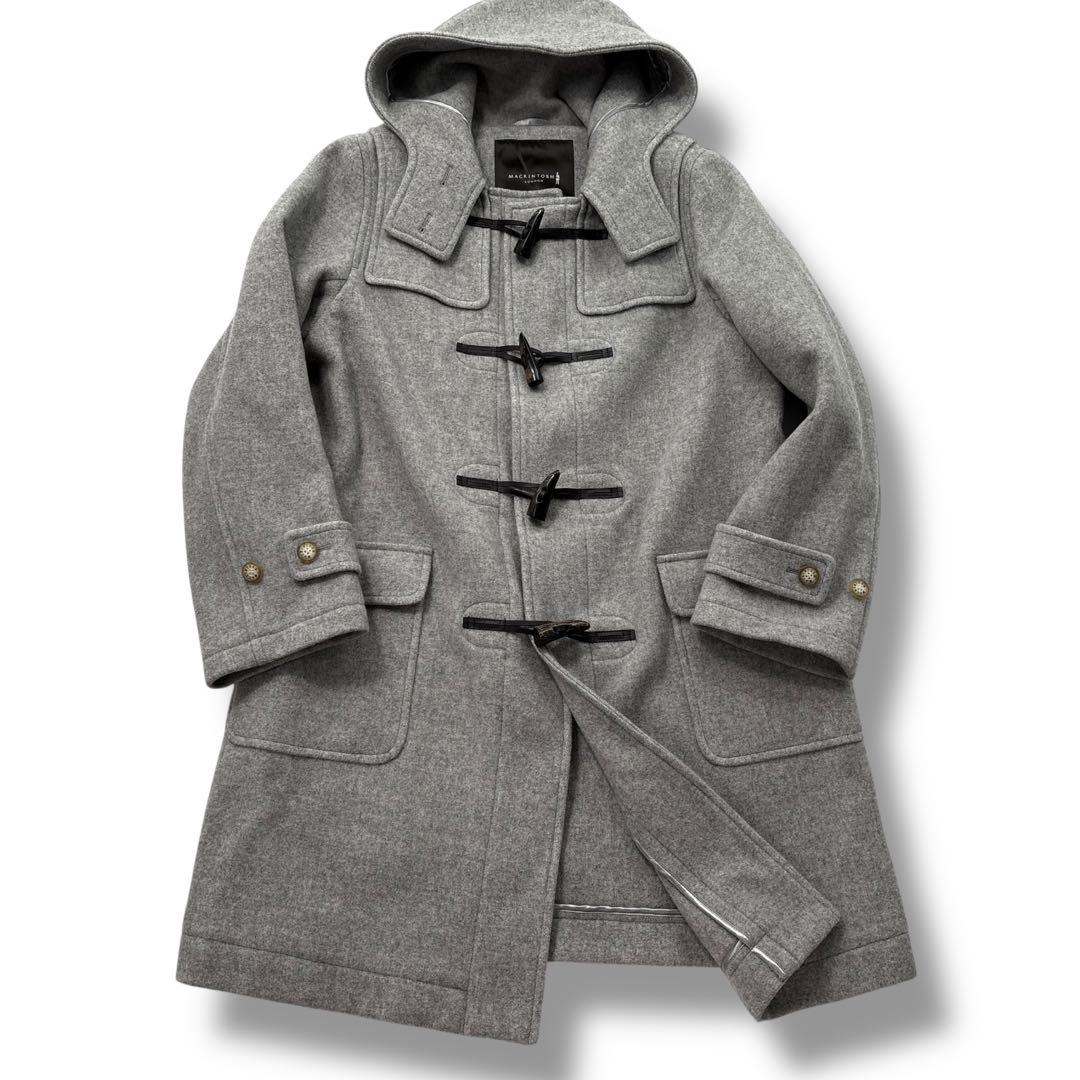 【極美品】マッキントッシュロンドン メルトンウール　ダッフルコート　ロング　48