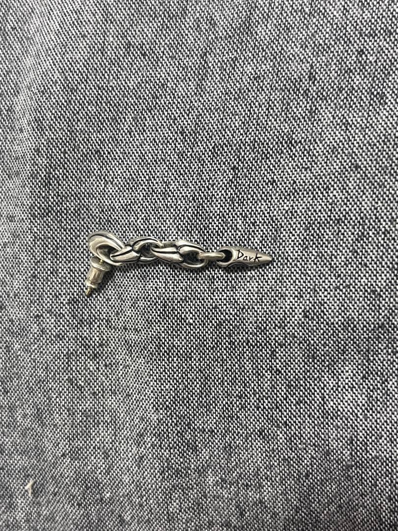 正規品　bloody mary ピアス　シルバー925 ダーク　箱、鑑定書付き