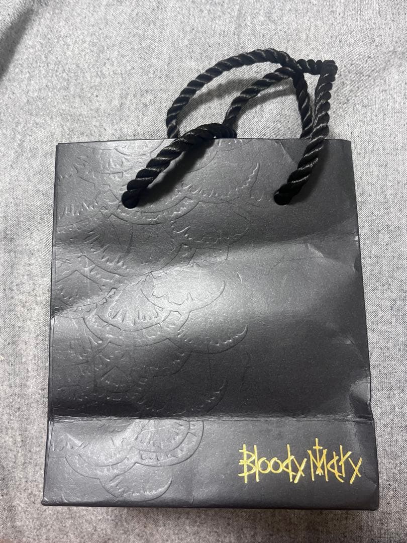 正規品　bloody mary ピアス　シルバー925 ダーク　箱、鑑定書付き