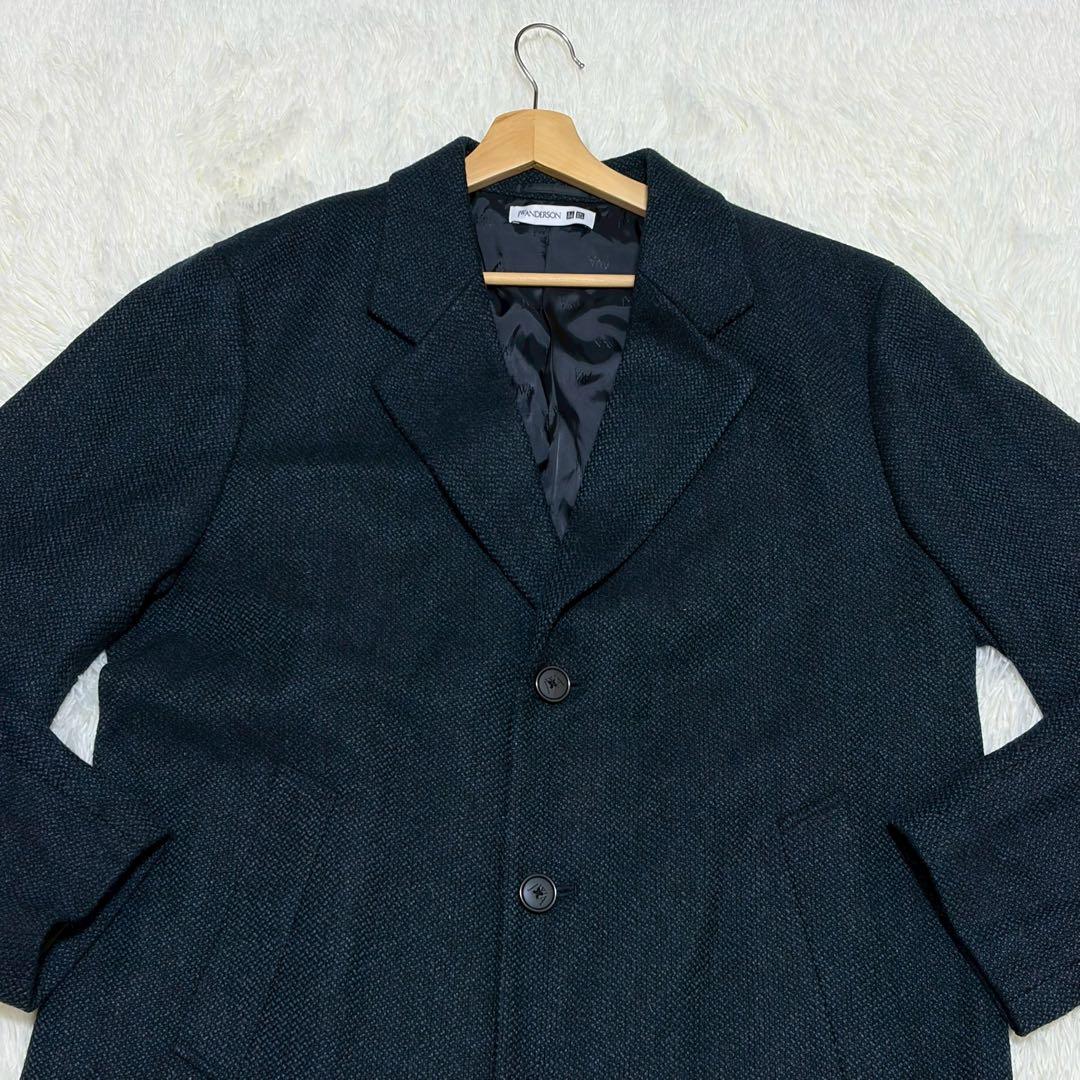 極美品 XL JWアンダーソン 24年モデル チェスターコート ユニクロの