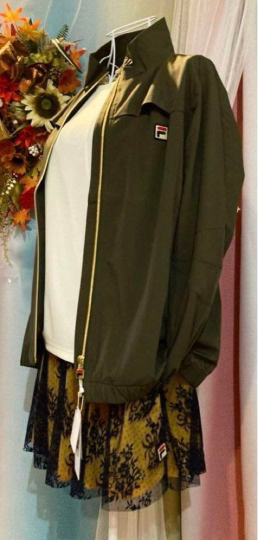 No.709 FILA 重ねチュールのゴージャス可愛い☆元気スコート☆XL☆