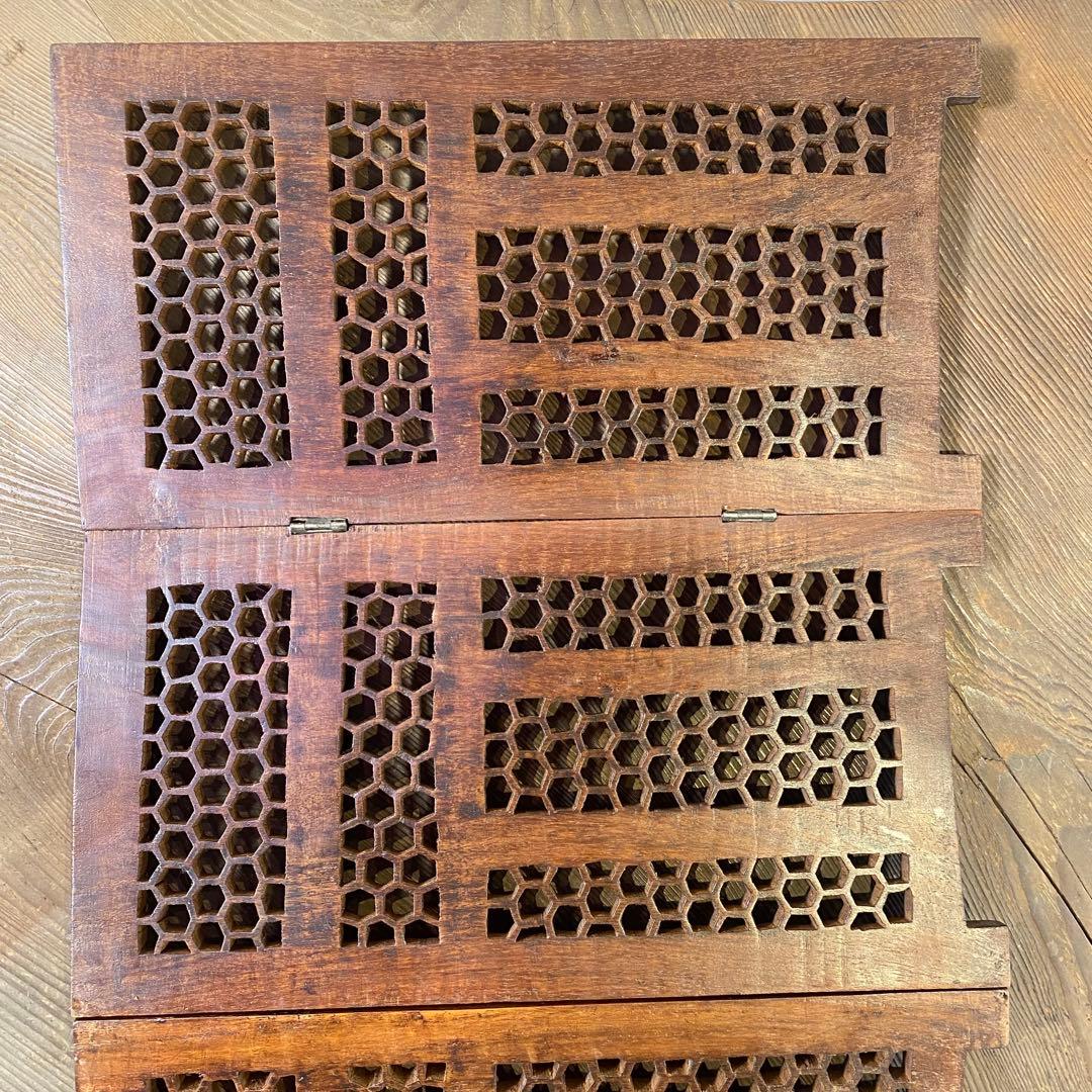 古いインドの小さな衝立 アンティーク