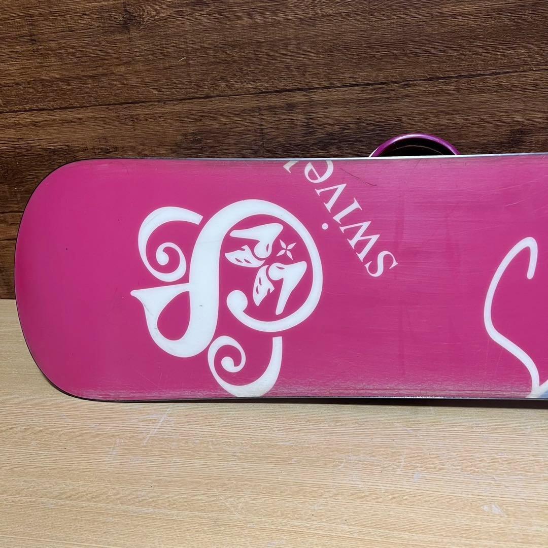 SWIVELスウィベル　レディーススノーボード3点セット　143cm かわいい
