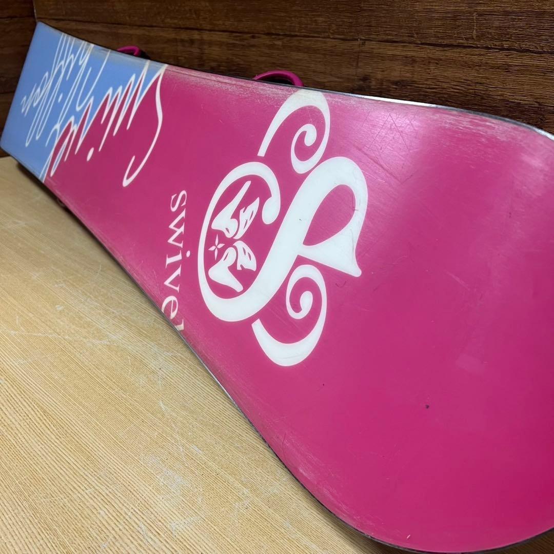 SWIVELスウィベル　レディーススノーボード3点セット　143cm かわいい