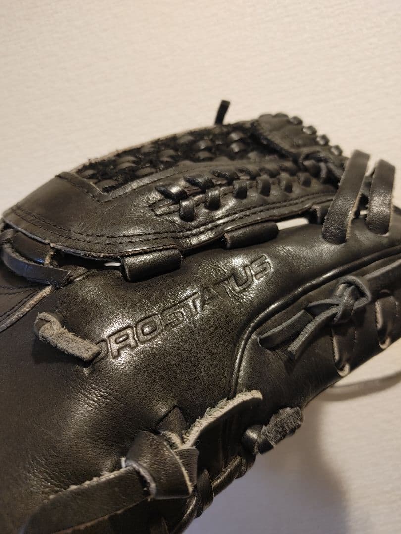 ゼット　プロステイタス　軟式　投手 右投げ　ブラック　指カバー