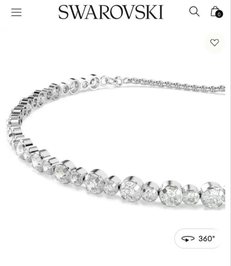 ほぼ新品 SWAROVSKI Matrix テニス ブレスレット スワロフスキー