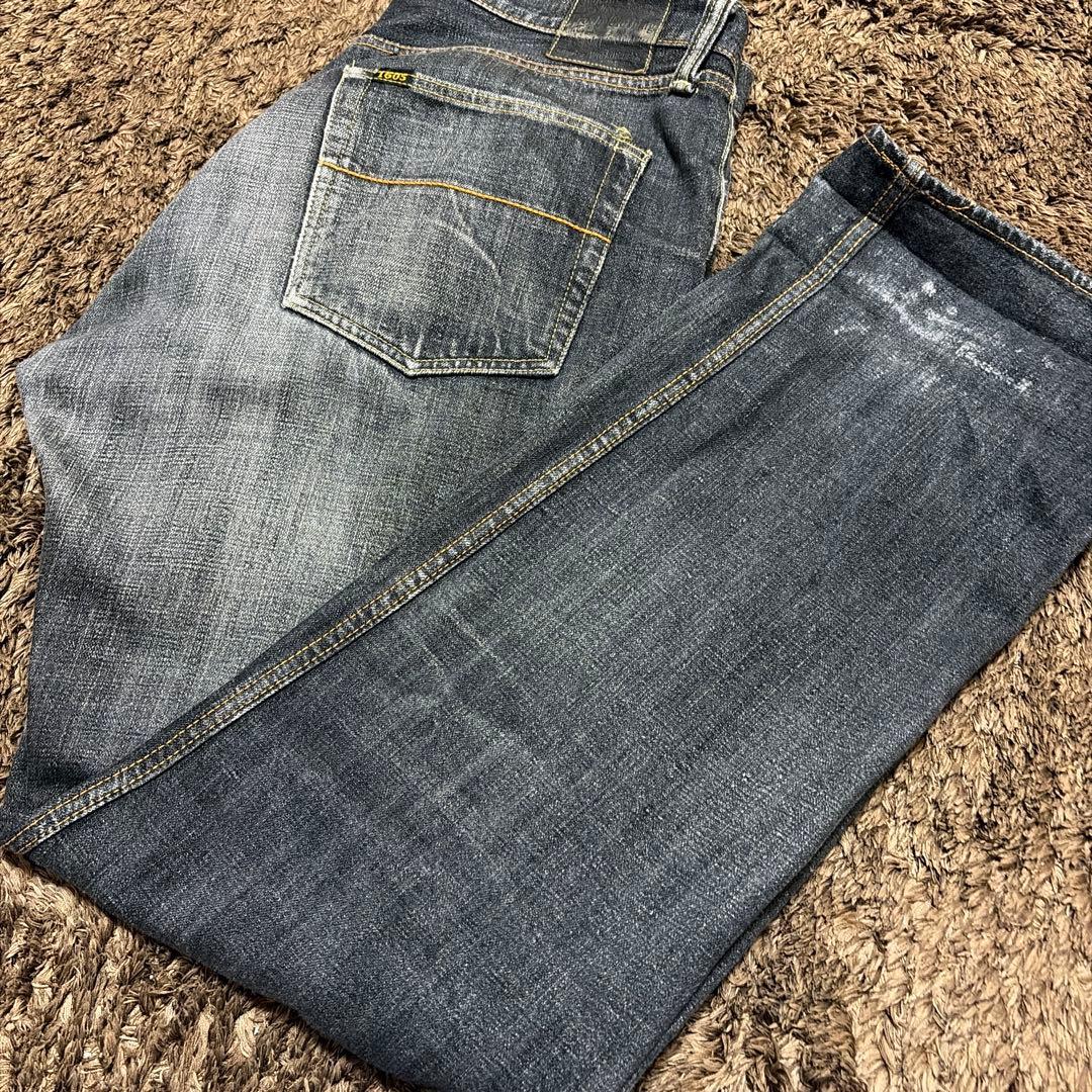 レア　廃盤　TROPHY CLOTHING ダートブラックデニム