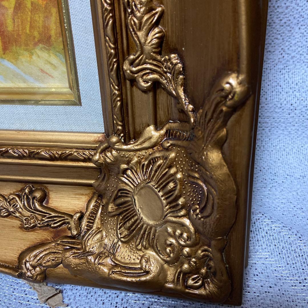 絵画 ゴッホ 「収穫（麦秋のクローの野）」 額装 - メルカリ