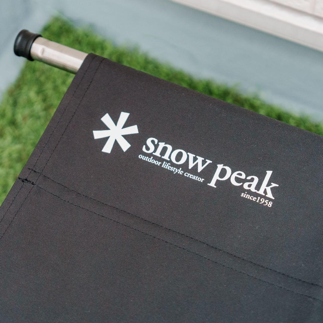 【雪峰祭2023春】スノーピークコット ハイテンションブラック+床面保護カバー