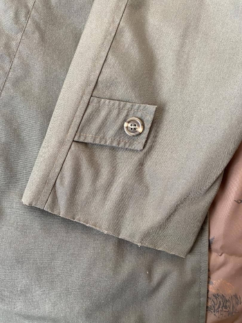 Eddie Bauer ステンカラーコート オリーブグリーン ビンテージ