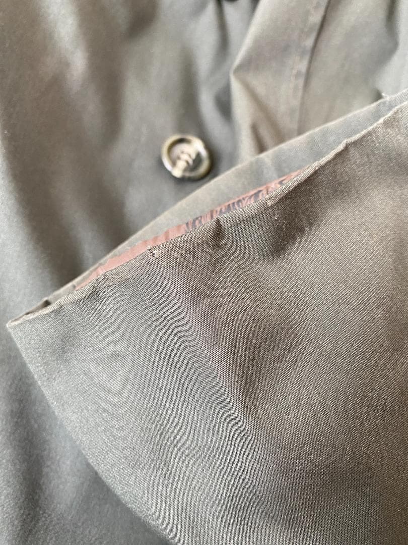 Eddie Bauer ステンカラーコート オリーブグリーン ビンテージ