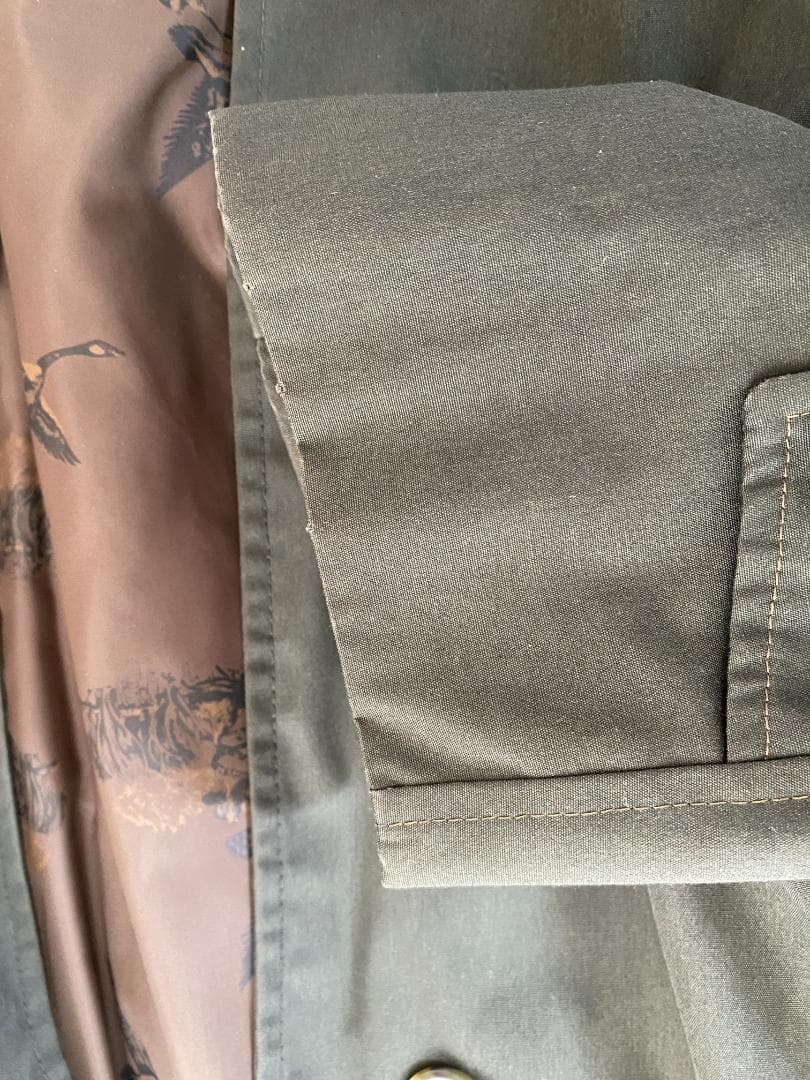 Eddie Bauer ステンカラーコート オリーブグリーン ビンテージ